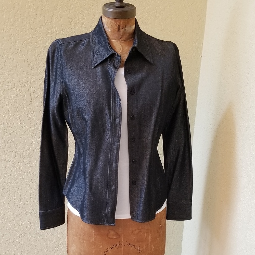 NORDSTROM CLASSIQUES ENTIER SHIRT JACKET SIZE 4